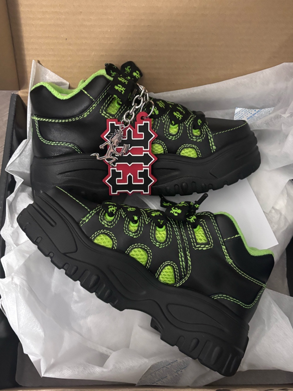 NIB Dolls Kill x Insane Clown Posse Zombie Slide Skate Sneakers
